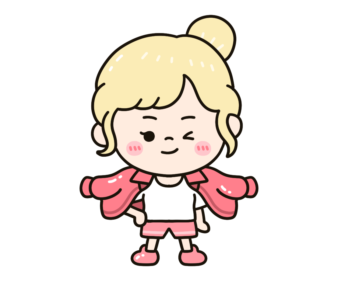 憧れの先輩のイラスト