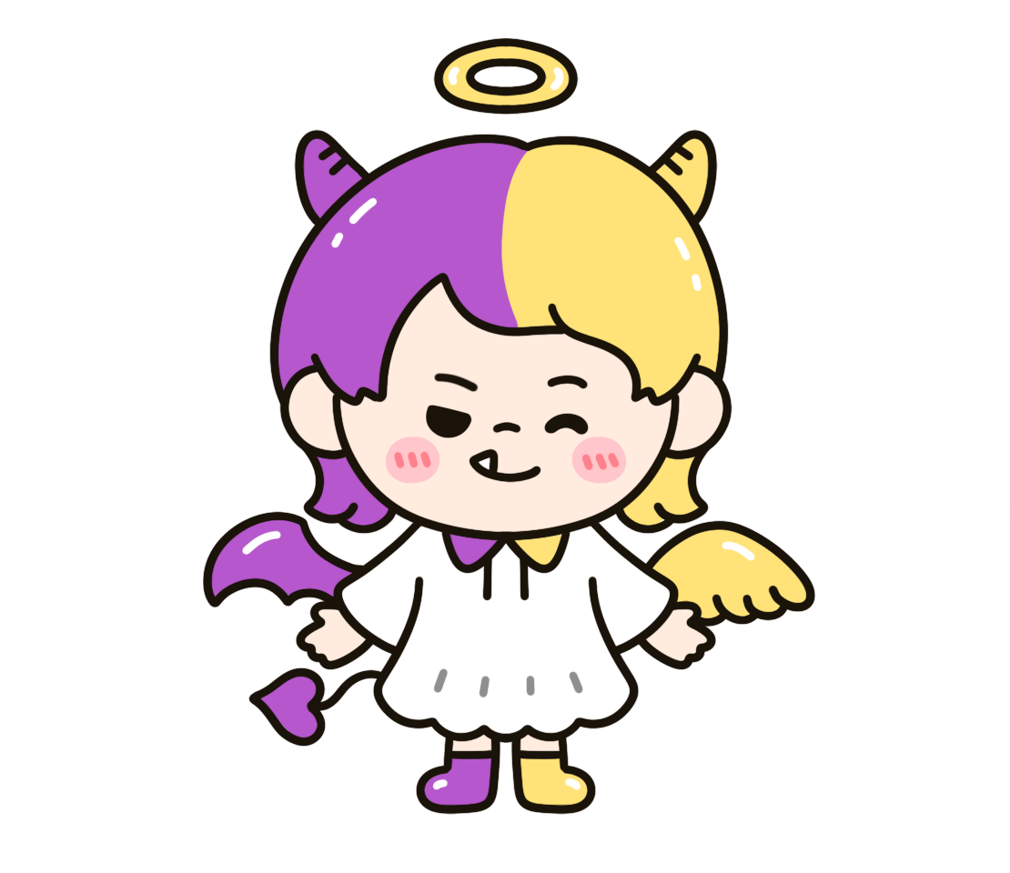 デビル天使のイラスト