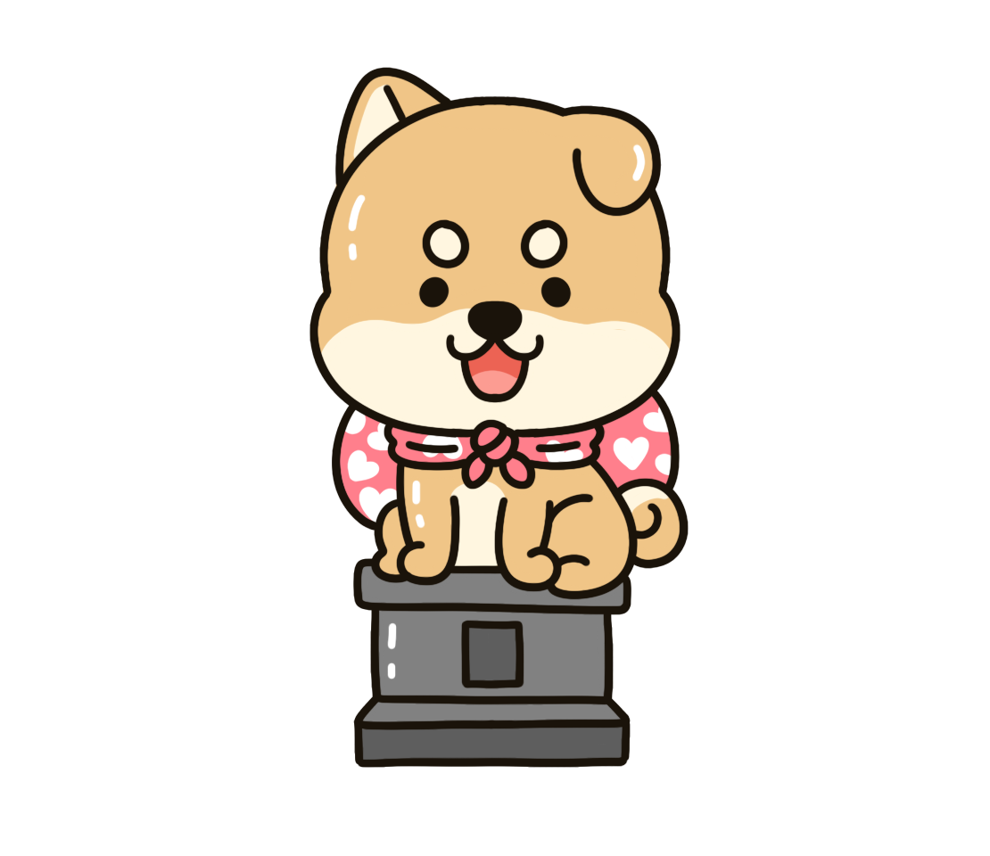忠犬ハチ公のイラスト