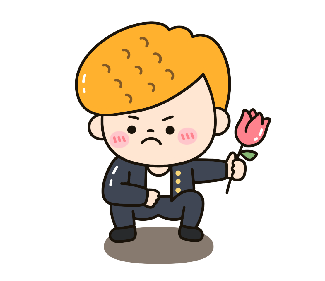 ツンデレヤンキーのイラスト